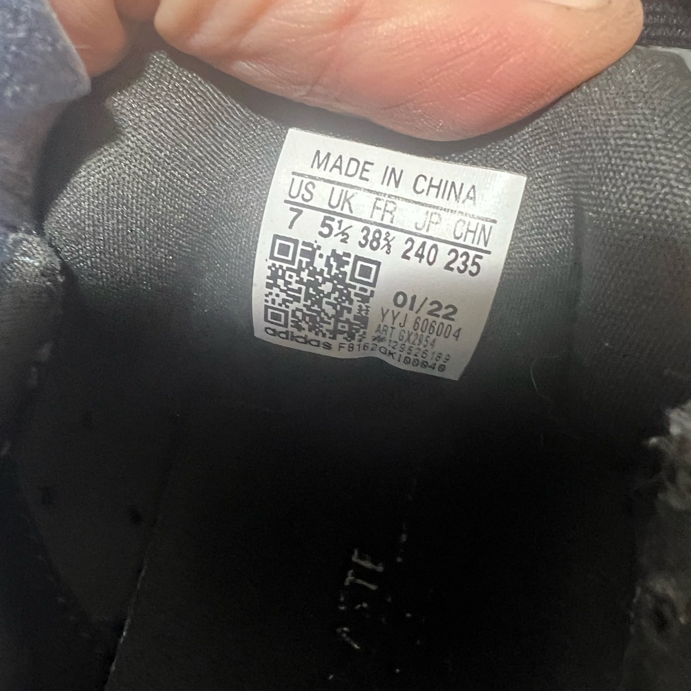 Adidas Running Shoes YYJ 606004 Grey/ Black unisex - Picture 7 of 8